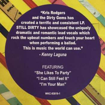 LP Kris Rodgers & The Dirty Gems: Still Dirty 108987