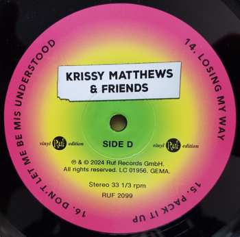 LP Krissy Matthews: Krissy Matthews & Friends 583328