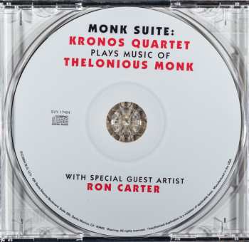 CD Kronos Quartet: Monk Suite: Kronos Quartet Plays Music Of Thelonious Monk 604255