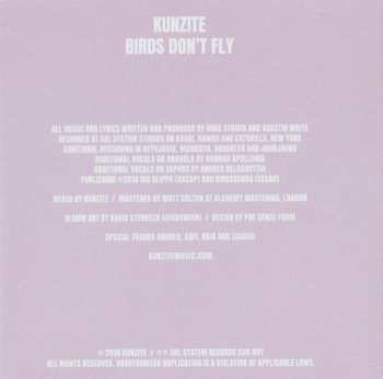 CD Kunzite: Birds Don't Fly 606782