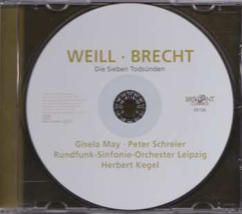 CD Kurt Weill: Die Sieben Todsünden 156805