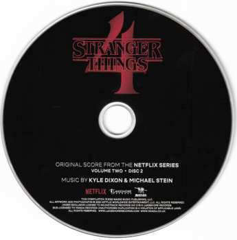 2CD Kyle Dixon: Stranger Things 4 - Volume Two (Original Score From The Netflix Series) 551117