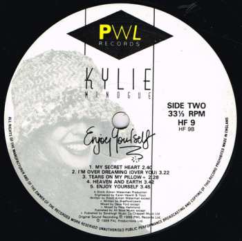 LP Kylie Minogue: Enjoy Yourself 653800