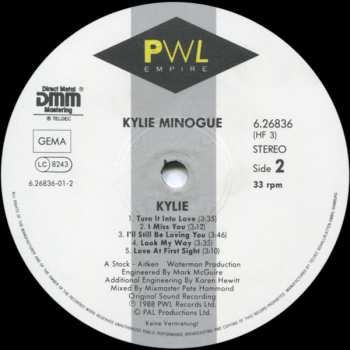 LP Kylie Minogue: Kylie 655242