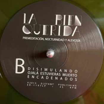 2LP La Bien Querida: Premeditación, Nocturnidad Y Alevosía CLR | LTD 590501