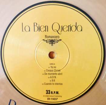 LP La Bien Querida: Romancero CLR | LTD 571047