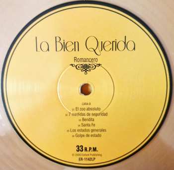 LP La Bien Querida: Romancero CLR | LTD 571047