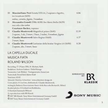 CD La Capella Ducale: Eternal Monteverdi - Vespro Della Beata Vergine 1650 122192