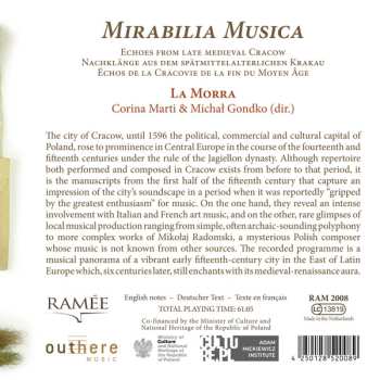 CD La Morra: Mirabilia Musica: Echoes From Late Medieval Cracow 559082