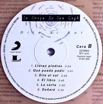 LP La Oreja De Van Gogh: Dile Al Sol CLR 571406