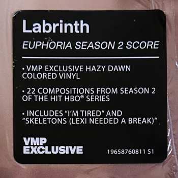 LP Labrinth: Euphoria Season 2 Official Score (From The HBO Original Series) 633874