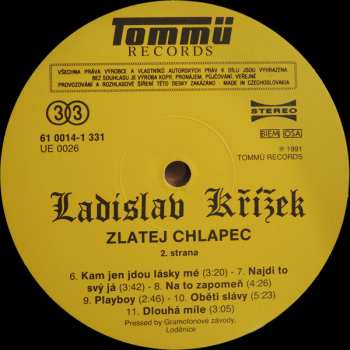 LP Ladislav Křížek: Zlatej Chlapec 42615