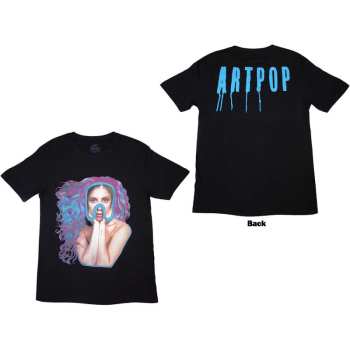 Merch Lady Gaga: Lady Gaga Unisex T-shirt: Artpop Goggles (back Print) (small) S