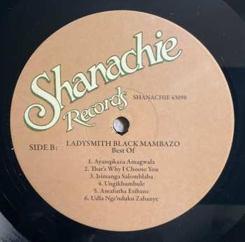 LP Ladysmith Black Mambazo: Best Of Ladysmith Black Mambazo 548389