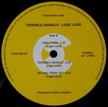 2LP Larry Grenadier: Terrible Animals 562573