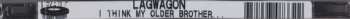 CD Lagwagon: I Think My Older Brother Used To Listen To Lagwagon 121861