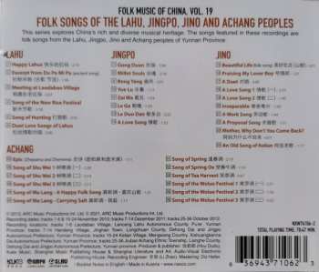 CD Lahu: Folk Songs Of The Lahu, Jingpo, Jino and Achang Peoples 445355