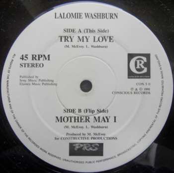 Album Lalomie Washburn: Try My Love