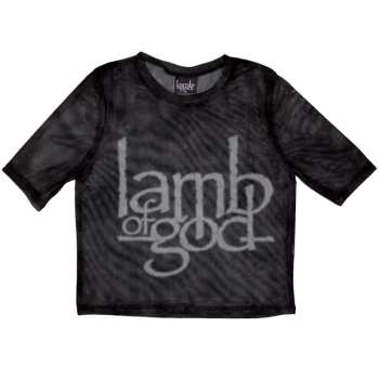 Merch Lamb Of God: Dámské Crop Top Logo Lamb Of God