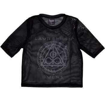 Merch Lamb Of God: Dámské Crop Top Omens Clock