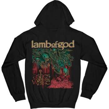 Merch Lamb Of God: Lamb Of God Unisex Zipped Hoodie: Ashes Of The Wake Album Cover (back Print) (small) S