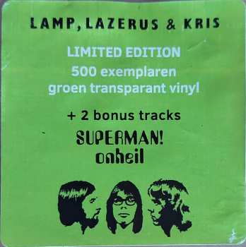 LP Lamp, Lazerus & Kris: Lamp, Lazerus & Kris CLR 552541