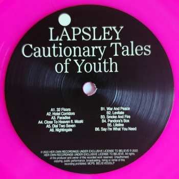 LP Låpsley: Cautionary Tales Of Youth CLR 614884