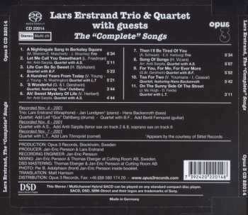 SACD Lars Erstrand: Lars Erstrand Trio & Quartet With Guests - The "Complete" Songs 649032