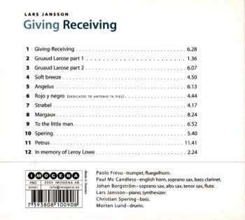 CD Lars Jansson: Giving Receiving 547594