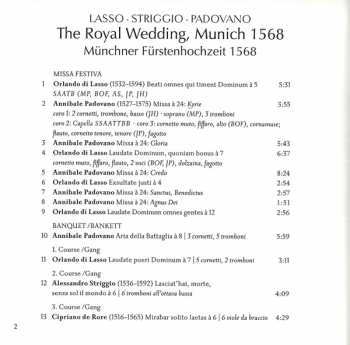 CD Alessandro Striggio: The Royal Wedding, Munich 1568 656901