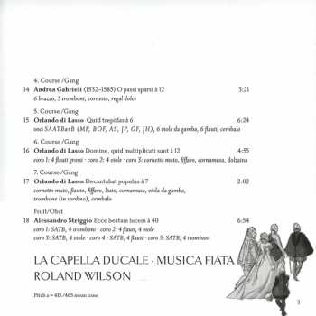 CD Alessandro Striggio: The Royal Wedding, Munich 1568 656901