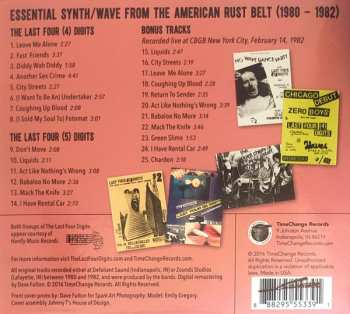 CD Last Four Digits: Don't Move - Essential Synth/Wave From The American Rust Belt (1980-1982) 505595