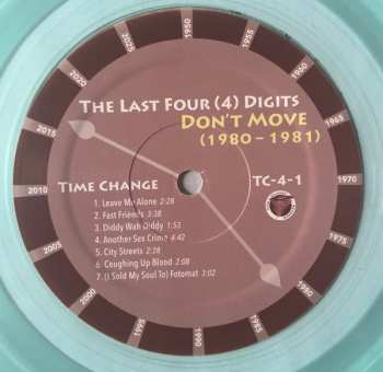 LP/CD Last Four Digits: Don't Move LTD | CLR 182386