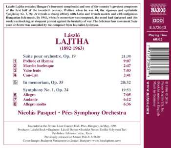 CD Pécs Symphony Orchestra: Orchestral Works • 1: Symphony No. 1 • Suite Pour Orchestre 657484