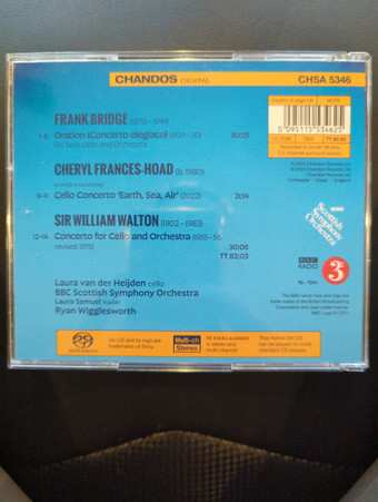 SACD Laura Van Der & Heijden: Bridge/Walton/Frances-Hoad: Cello Concertos 633271