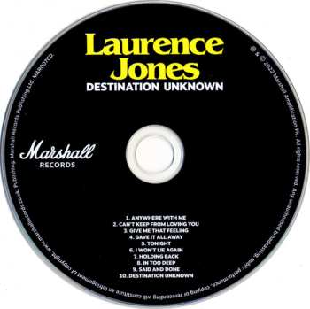 CD Laurence Jones: Destination Unknown 659684