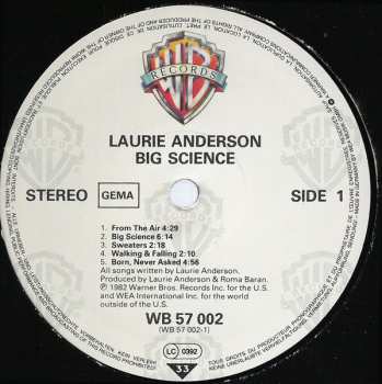 LP Laurie Anderson: Big Science 653830