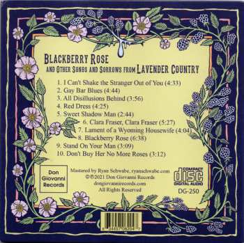 CD Lavender Country: Blackberry Rose and Other Songs and Sorrows from Lavender Country 593129