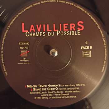 2LP Bernard Lavilliers: Champs Du Possible 611256