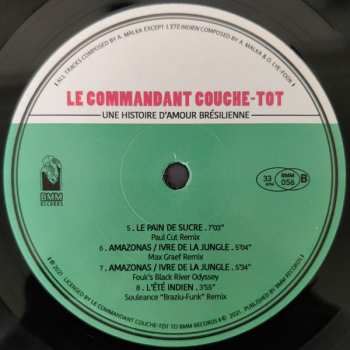 LP Le Commandant Couche-Tôt: Une Histoire D'Amour Brésilienne 552606