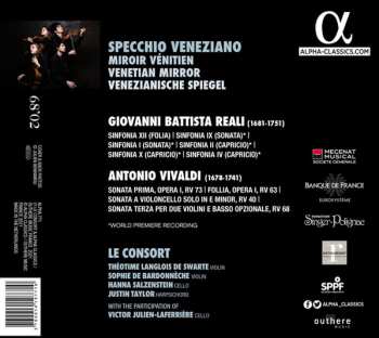 CD Le Consort: Specchio Veneziano 573353