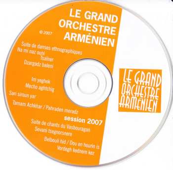 CD Le Grand Orchestre Arménien: Le Grand Orchestre Arménien 447044