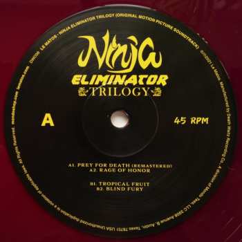 LP Le Matos: Ninja Eliminator Trilogy (Original Motion Picture Soundtrack) CLR | LTD 566087