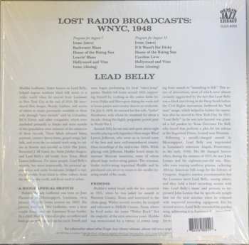 LP Leadbelly: Lost Radio Broadcasts WNYC, 1948 CLR | LTD 605059