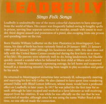 CD Leadbelly: Leadbelly Sings Folk Songs 577525