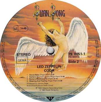 LP Led Zeppelin: Coda 621590