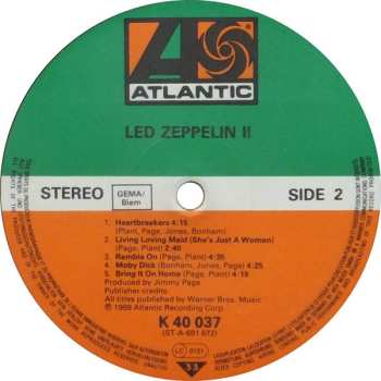 LP Led Zeppelin: Led Zeppelin II 649771