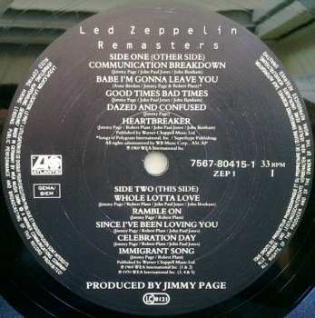 3LP Led Zeppelin: Remasters 663549