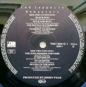 3LP Led Zeppelin: Remasters 663549