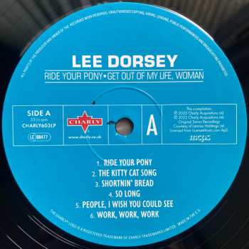 LP Lee Dorsey: Ride Your Pony - Get Out Of My Life, Woman 582587